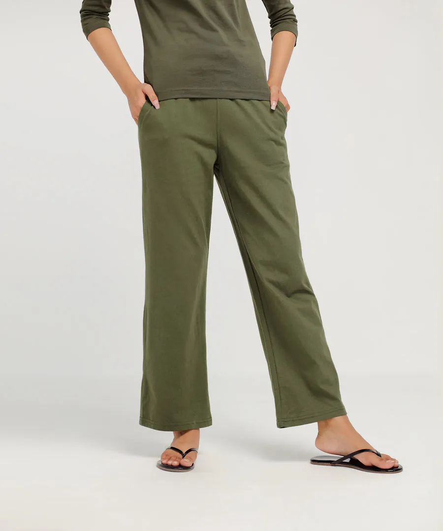 Women's Basic Relaxed Fit Pants