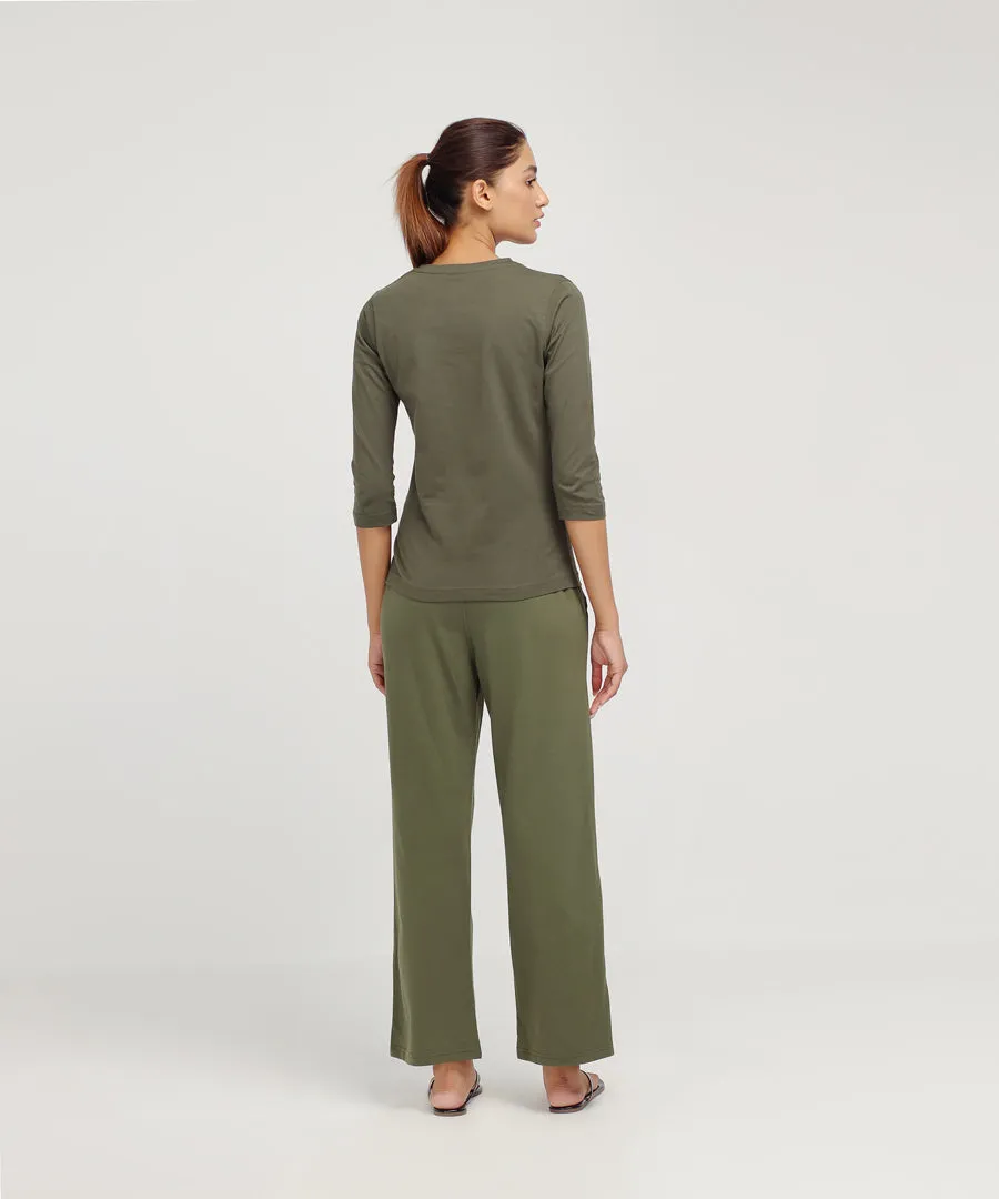 Women's Basic Relaxed Fit Pants