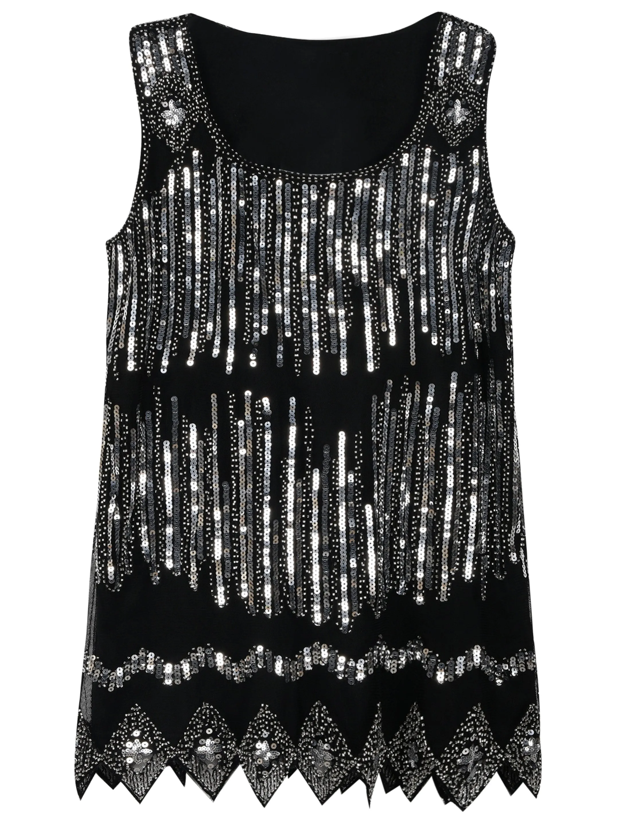 Women's Flowy Sequin Cocktail Party Tops